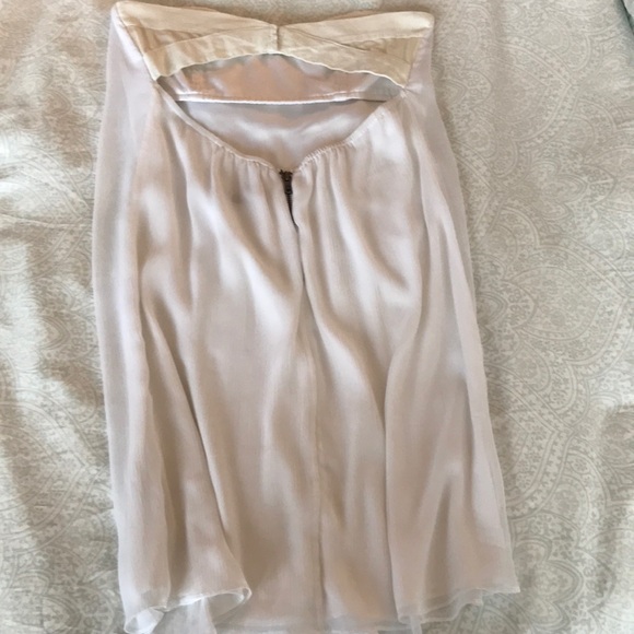 Alice and Olivia White Strapless Dress - Picture 3 of 4